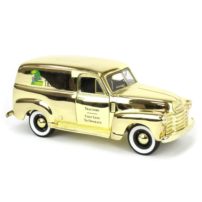 Gold 1952 Chevrolet 3100 Panel Van Collectors Bank