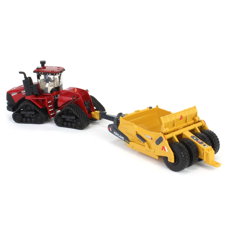 1/64 Case IH Steiger 595 Quadtrac with Ashland 2811E Scraper by ERTL