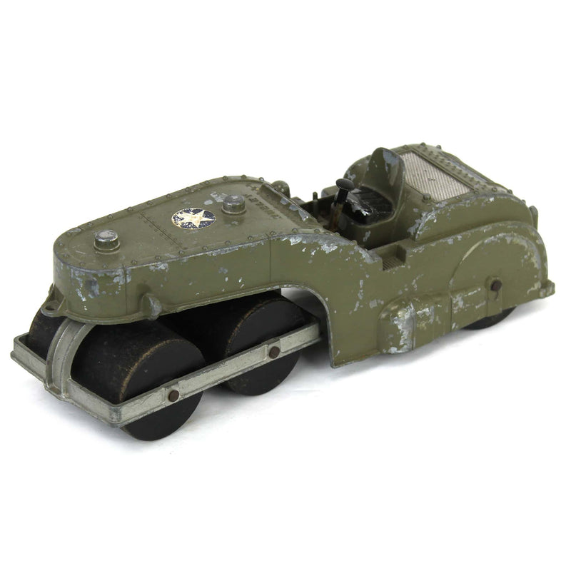 (B&D) Hubley #58 Military Steam Roller - Damaged Items, No Box