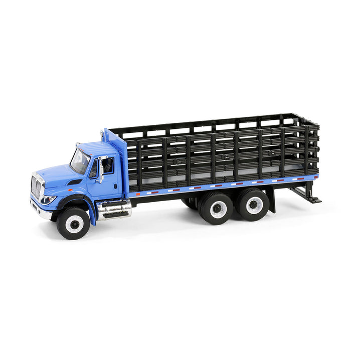 1/64 2018 International WorkStar Platform Stake, Blue, S.D. Trucks Series 19