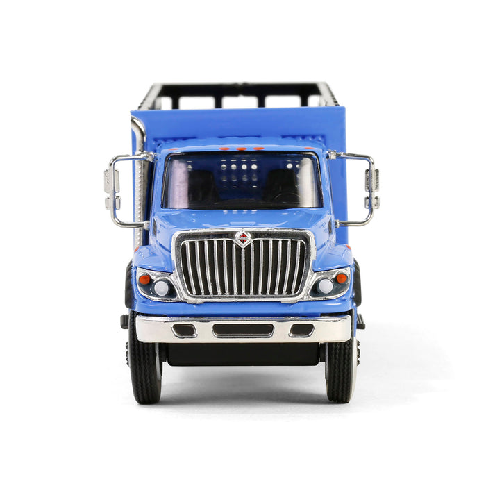 1/64 2018 International WorkStar Platform Stake, Blue, S.D. Trucks Series 19