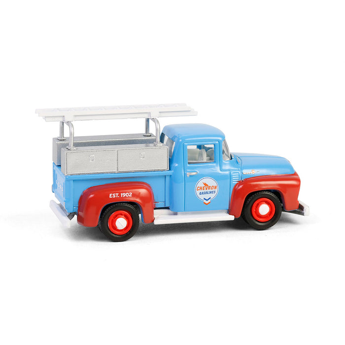 1/64 1956 Ford F-100 with Tool Boxes & Ladders, Chevron Special Edition Series 1