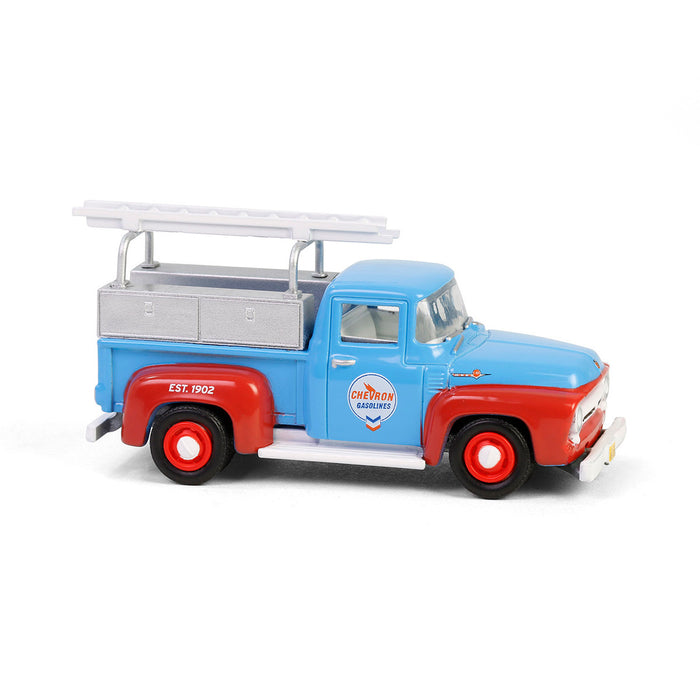 1/64 1956 Ford F-100 with Tool Boxes & Ladders, Chevron Special Edition Series 1