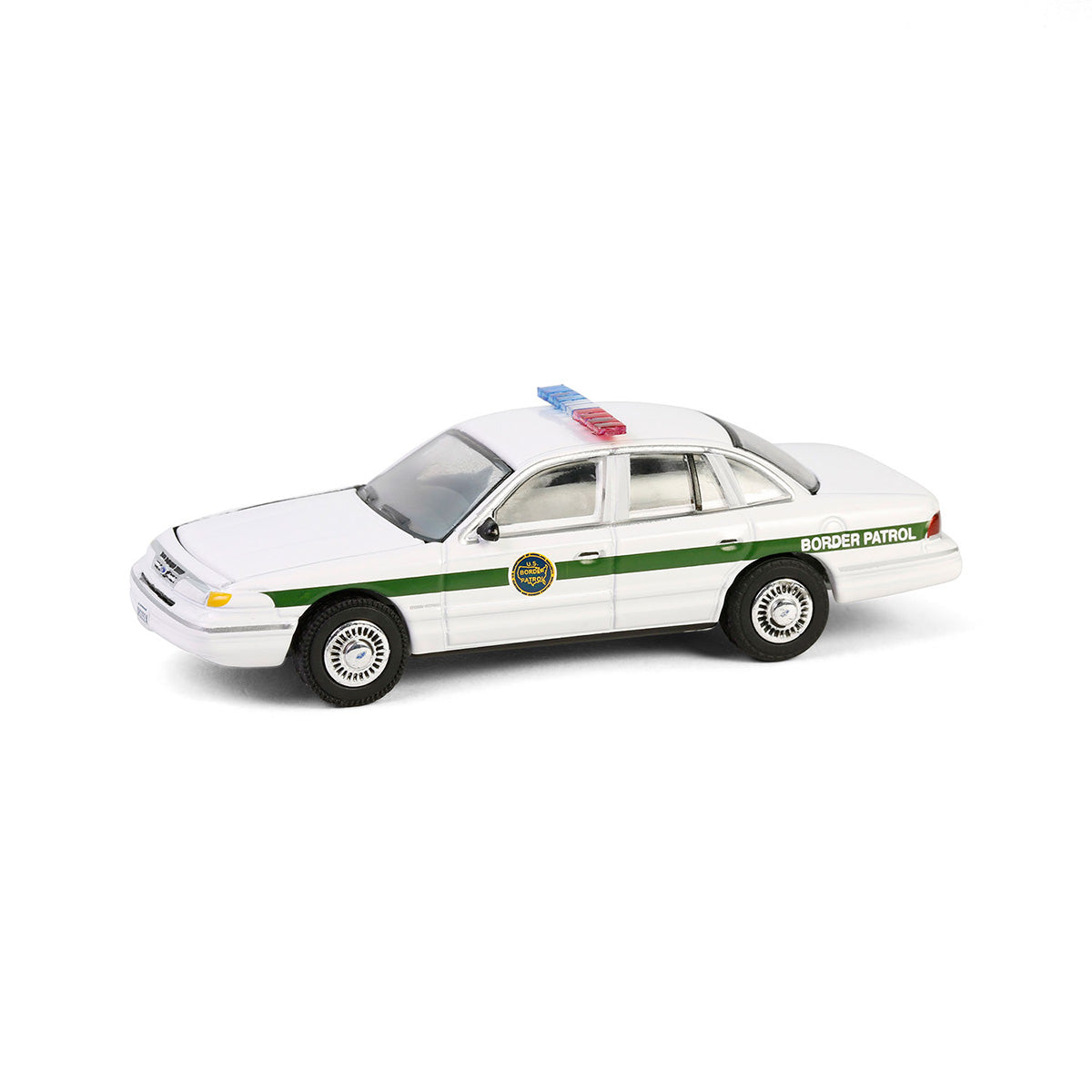1/64 1997 Ford Crown Victoria, US Customs & Border Patrol, Hot