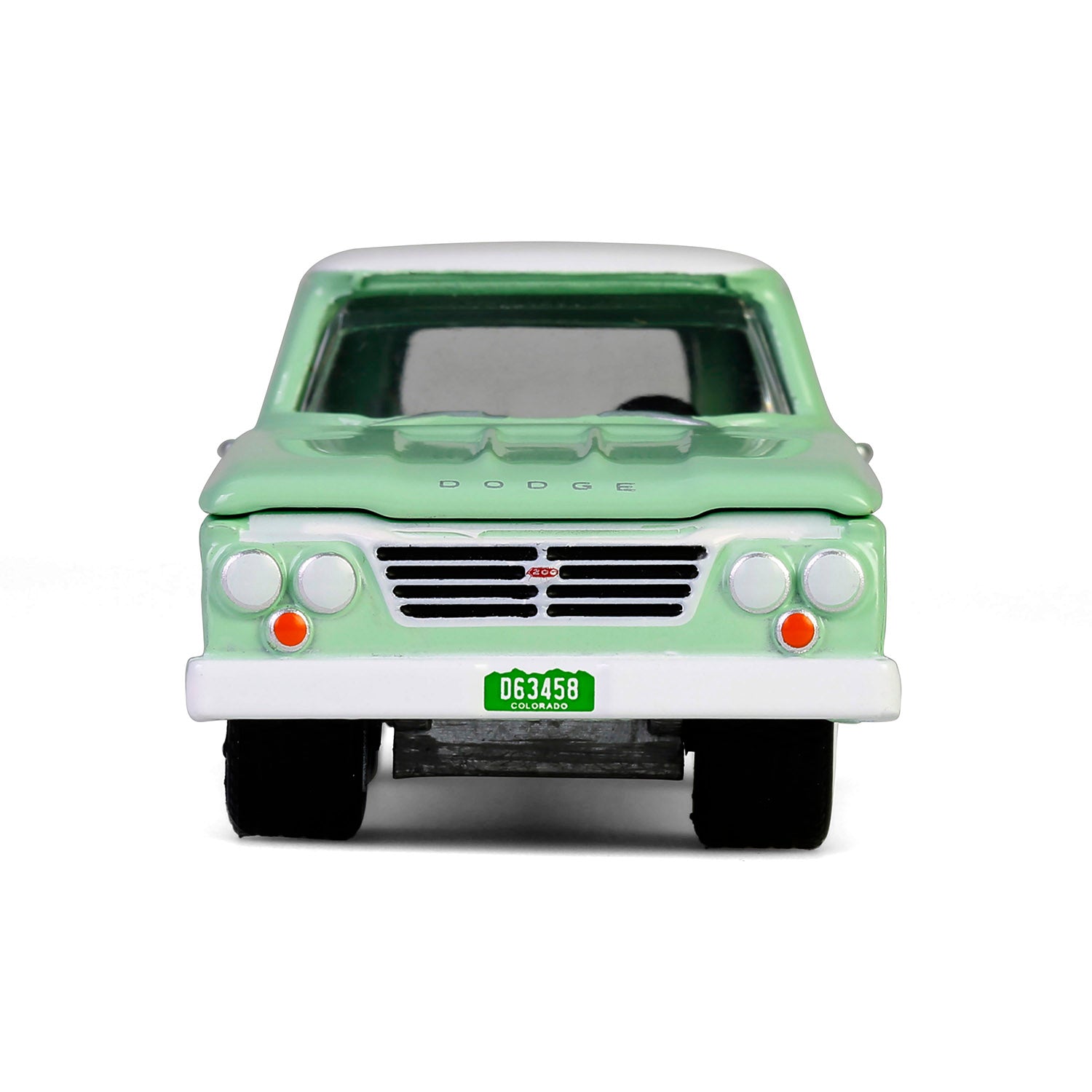 1/64 1964 Dodge D-200 Sweptline, Turf Green & White, Down on the