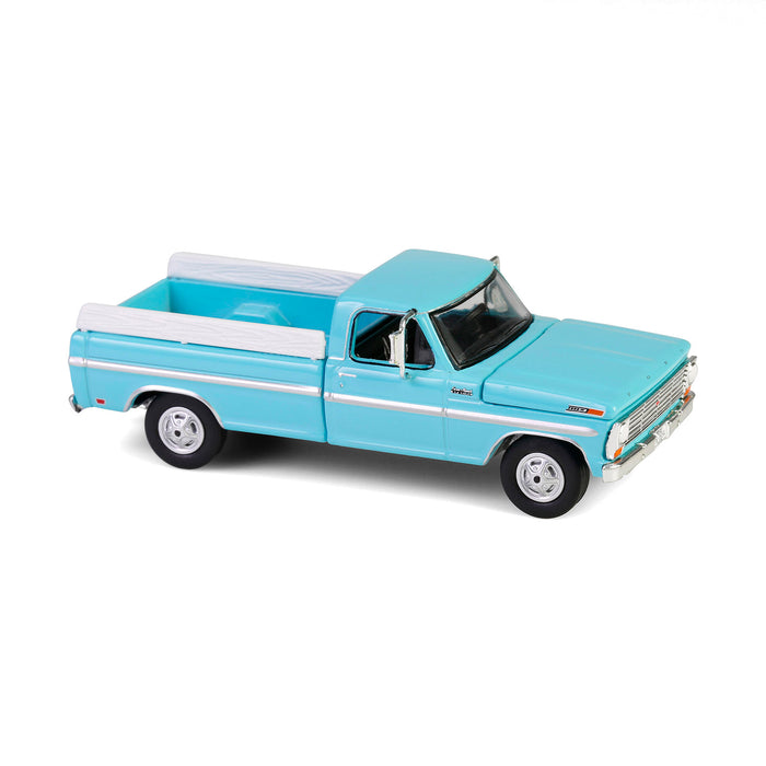 1/64 1969 Ford F-250 Farm & Ranch Special, Reef Aqua, Down on the Farm Series 10