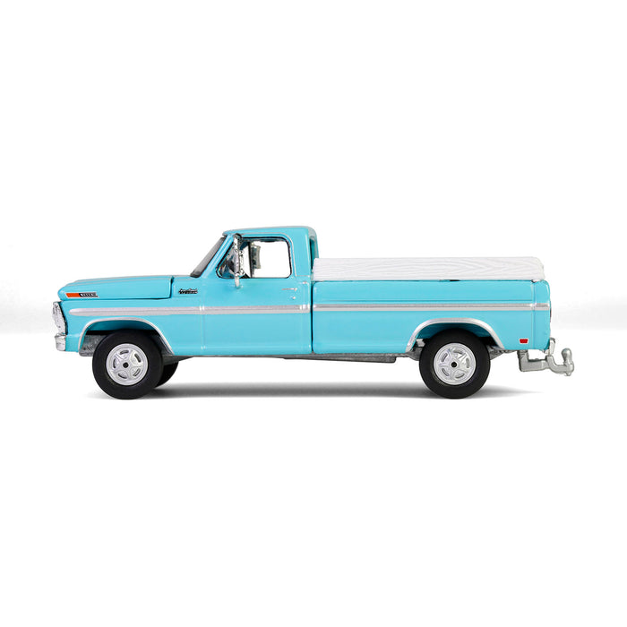 1/64 1969 Ford F-250 Farm & Ranch Special, Reef Aqua, Down on the Farm Series 10