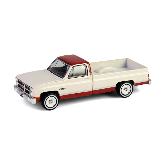 1/64 1981 GMC Sierra Classic K2500, Neutral & Dark Carmine Red Deluxe Two-Tone, Down on the Farm Series 10