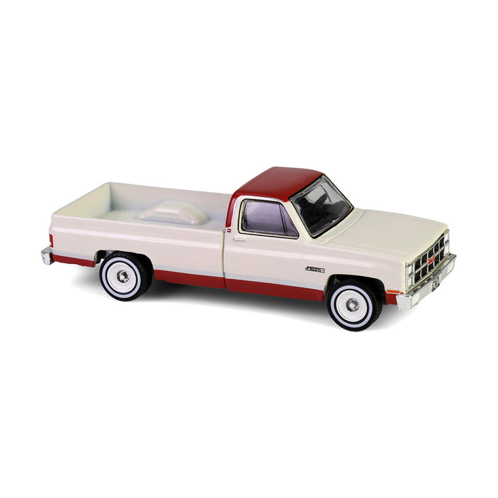 1/64 1981 GMC Sierra Classic K2500, Neutral & Dark Carmine Red Deluxe Two-Tone, Down on the Farm Series 10