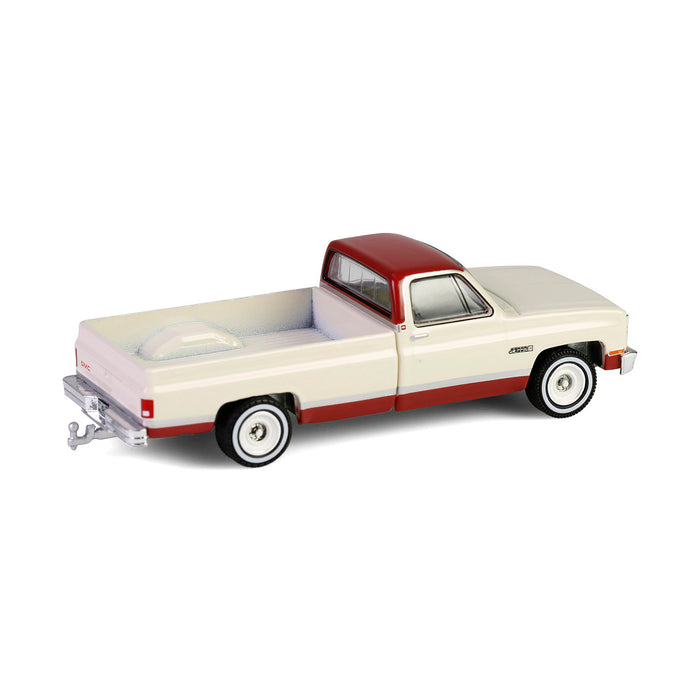 1/64 1981 GMC Sierra Classic K2500, Neutral & Dark Carmine Red Deluxe Two-Tone, Down on the Farm Series 10