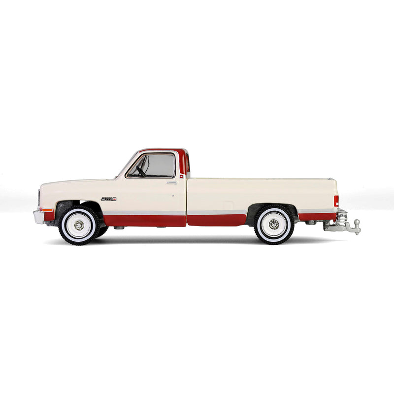 1/64 1981 GMC Sierra Classic K2500, Neutral & Dark Carmine Red Deluxe Two-Tone, Down on the Farm Series 10