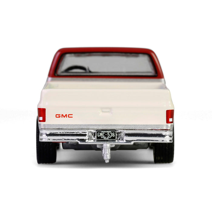 1/64 1981 GMC Sierra Classic K2500, Neutral & Dark Carmine Red Deluxe Two-Tone, Down on the Farm Series 10