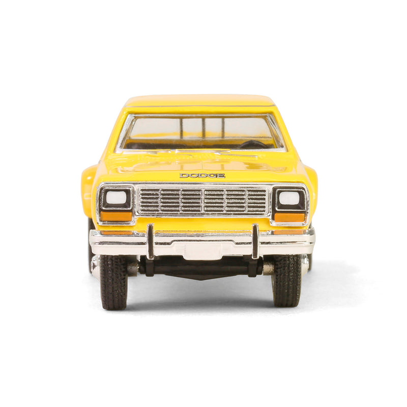 1/64 1982 Dodge Ram D350 Dually, Construction Yellow, Dually Drivers Series 15