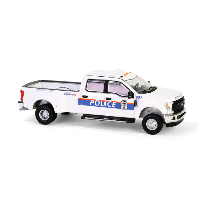 1/64 2019 Ford F-350 XL Dually, Columbus Division of Police Mounted Unit, Dually Drivers Series 15