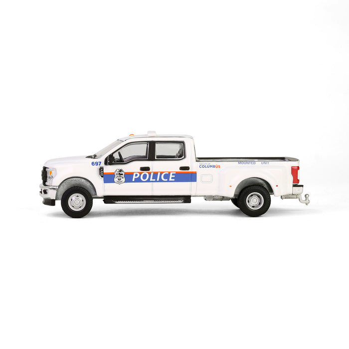 1/64 2019 Ford F-350 XL Dually, Columbus Division of Police Mounted Unit, Dually Drivers Series 15