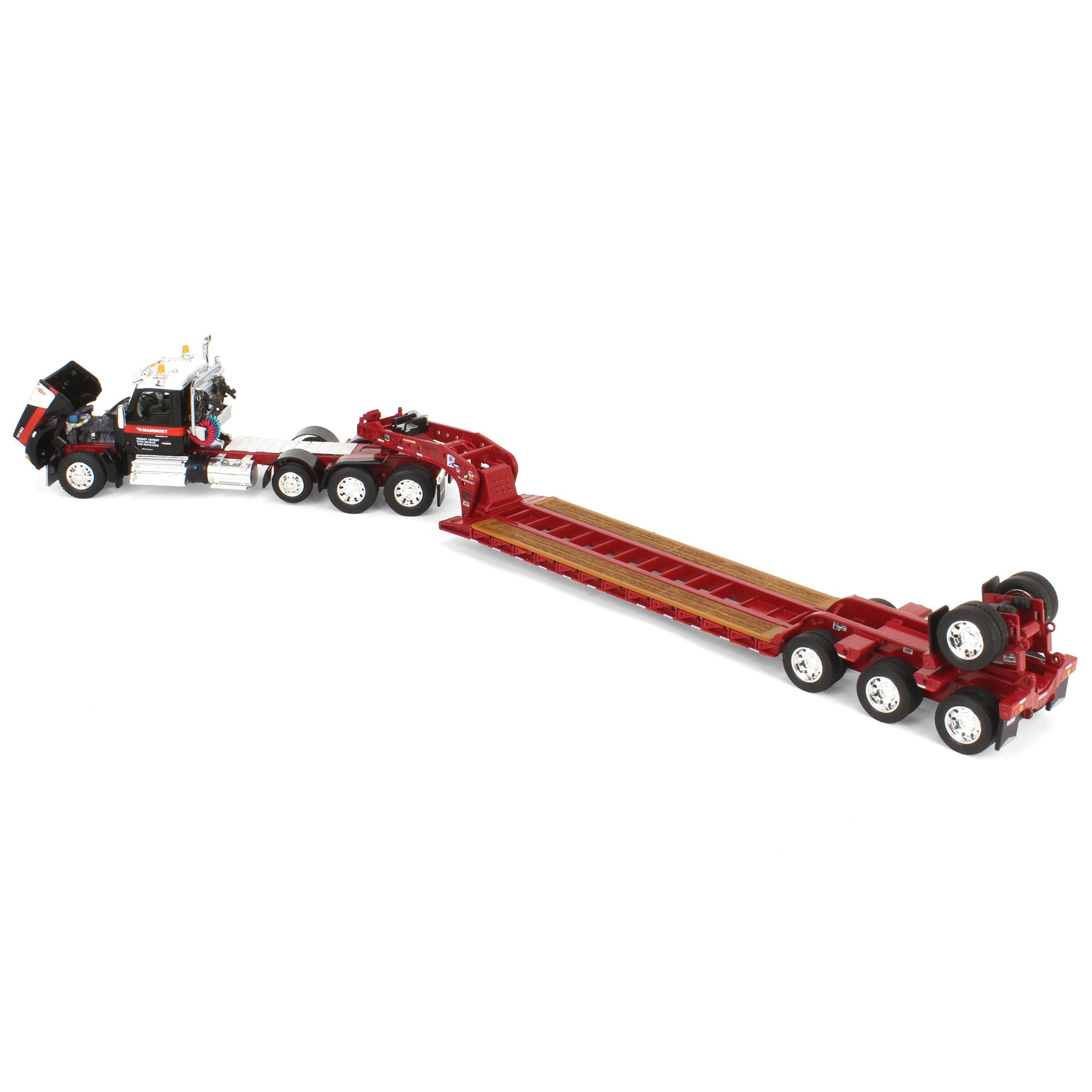 1/64 Kenworth W990 with Tri-axle Fontaine Magnitude Lowboy Trailer