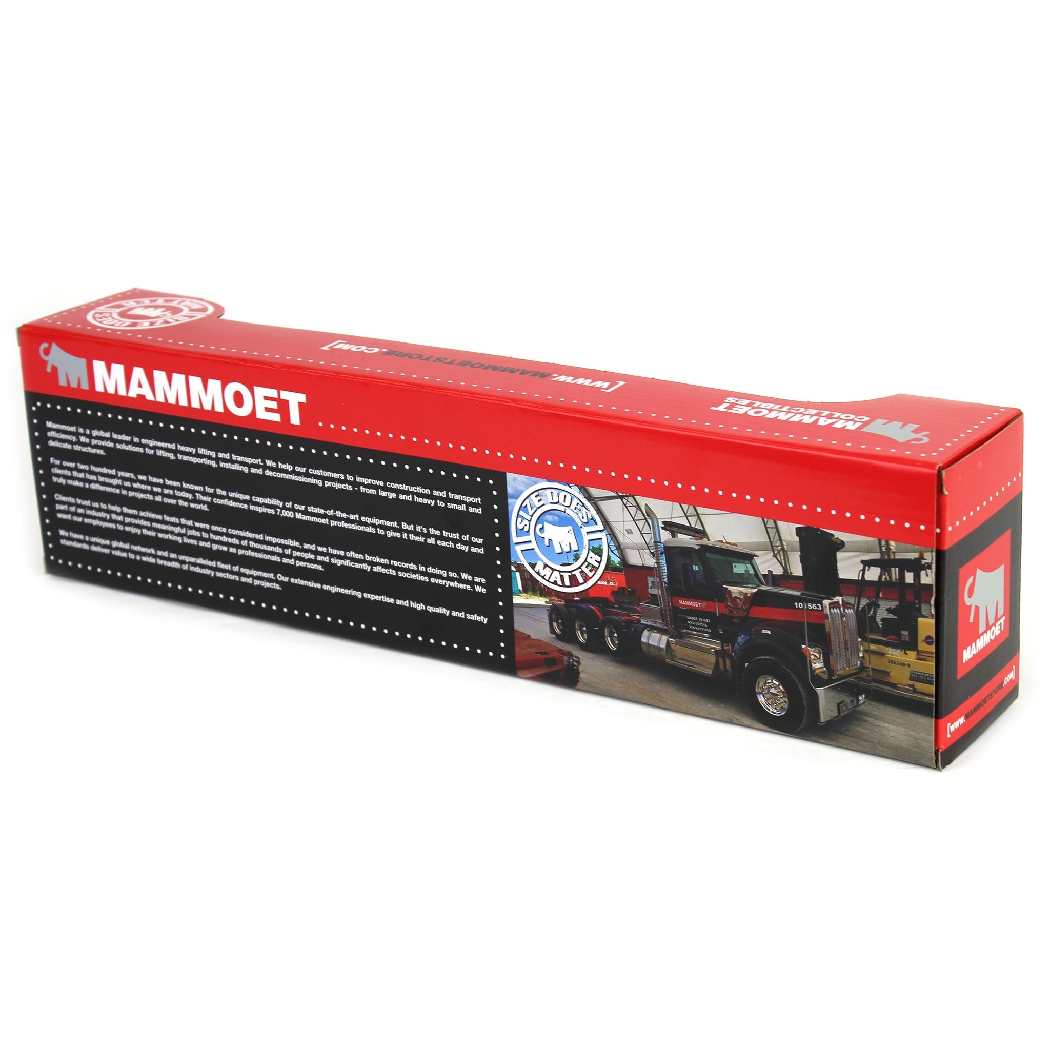 1/64 Kenworth W990 with Tri-axle Fontaine Magnitude Lowboy Trailer