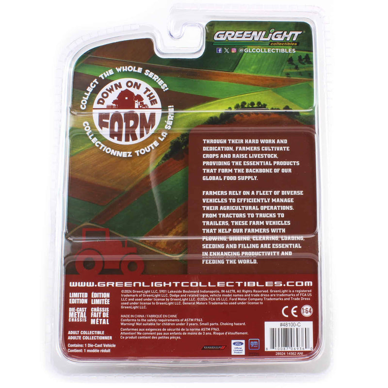 Raw Chase Unit ~ 1/64 1969 Ford F-250 Farm & Ranch Special, Reef Aqua, Down on the Farm Series 10