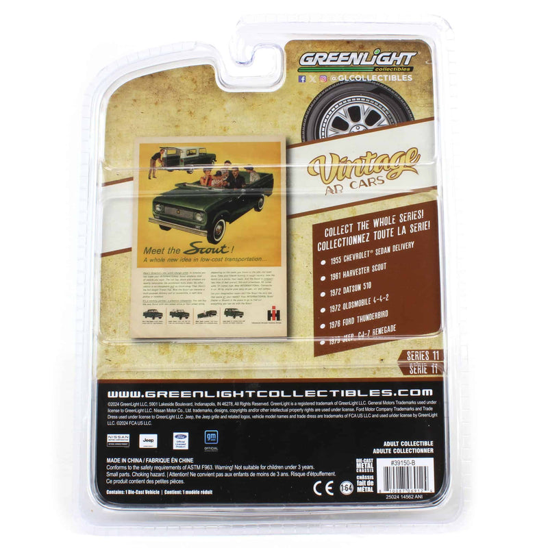 Raw Chase Unit ~ 1/64 1961 Harvester Scout “Meet the Scout!", Vintage Ad Cars Series 11