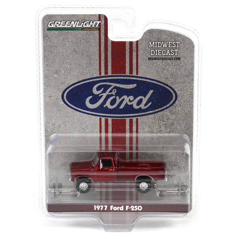1/64 Lifted 1977 Ford F-250, Red, Midwest Diecast Exclusive