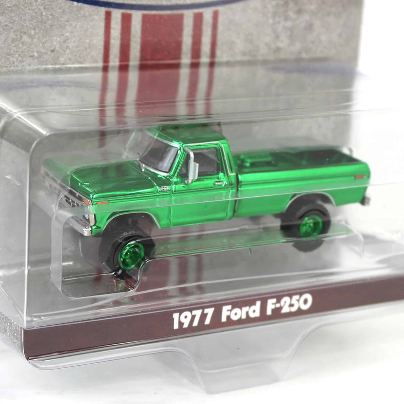 Chase Unit ~ 1/64 Lifted 1977 Ford F-250, Red, Midwest Diecast Exclusive