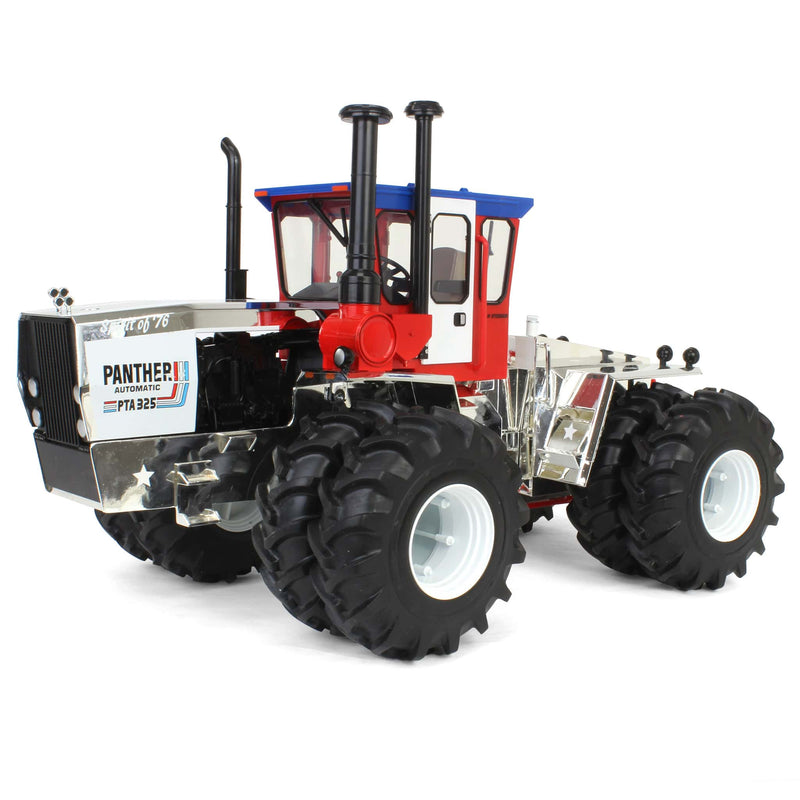 Gold & Silver Chrome Set ~ 1/16 Steiger PTA-325 "Stars N Stripes" 4WD Tractors with Duals, ERTL Prestige