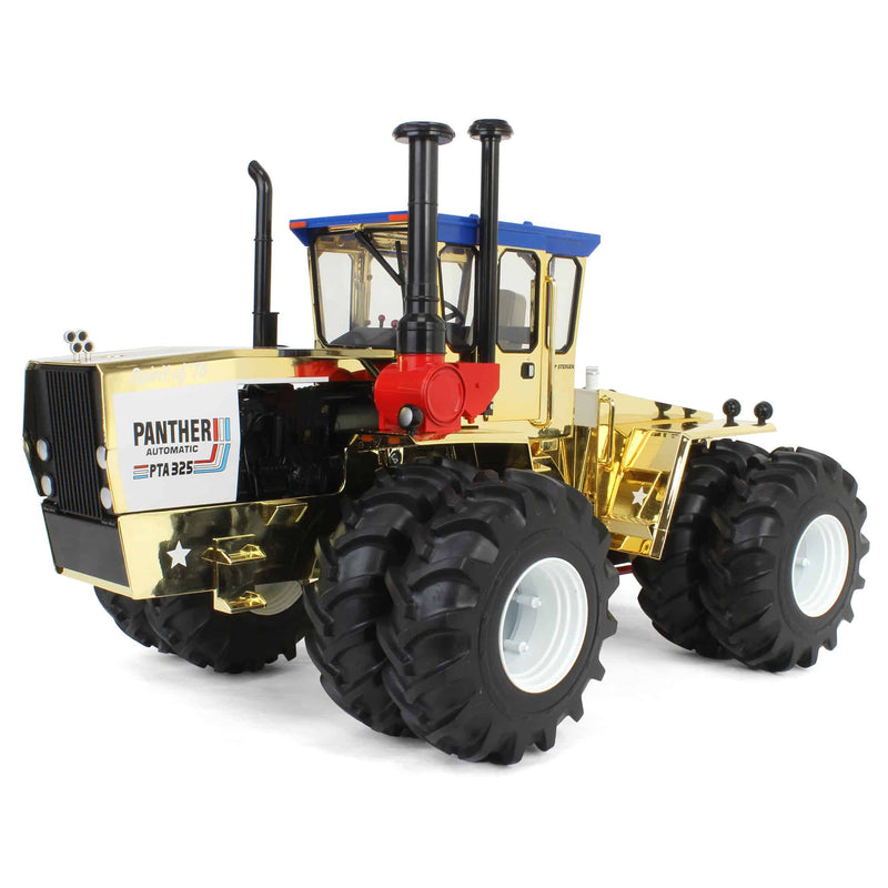 Gold & Silver Chrome Set ~ 1/16 Steiger PTA-325 "Stars N Stripes" 4WD Tractors with Duals, ERTL Prestige