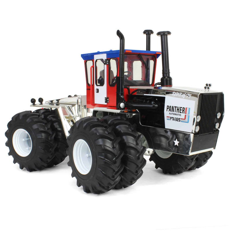 Gold & Silver Chrome Set ~ 1/16 Steiger PTA-325 "Stars N Stripes" 4WD Tractors with Duals, ERTL Prestige