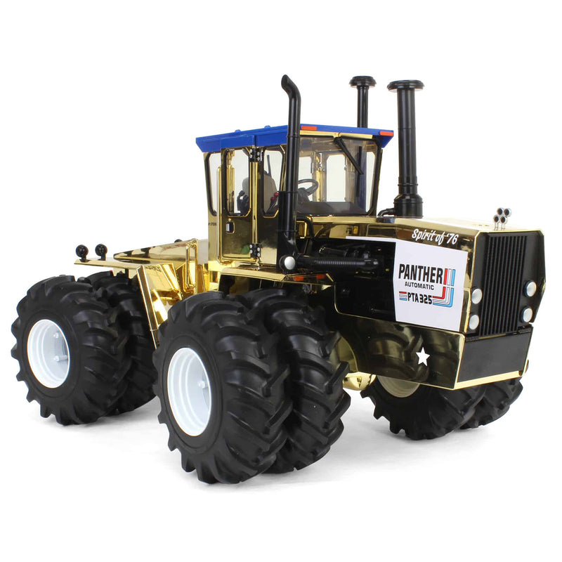 Gold & Silver Chrome Set ~ 1/16 Steiger PTA-325 "Stars N Stripes" 4WD Tractors with Duals, ERTL Prestige