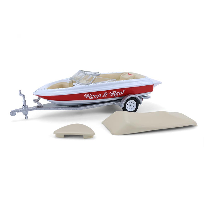 1/64 1967 Dodge D-100 with Boat and Trailer, Hitch & Tow Series 33