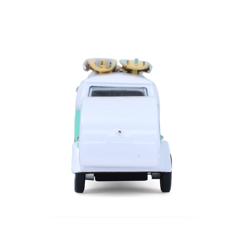 1/64 1971 Volkswagen Type 2 with Surfboards & Teardrop Trailer, Hitch & Tow Series 33