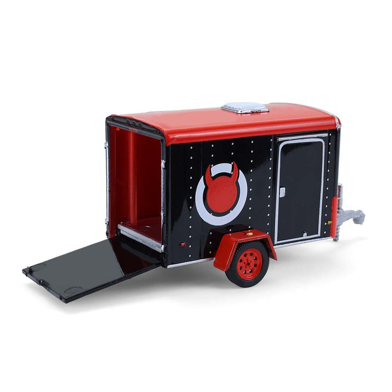 1/64 2012 Jeep Wrangler Unlimited with Small Cargo Trailer, Diablo Sport, Hitch & Tow Series 33