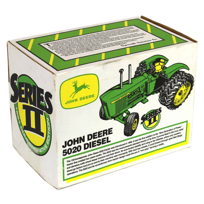 1/16 John Deere 5020 Diesel Series II Tractor with Duals by ERTL, 1991 National Farm Toy Museum