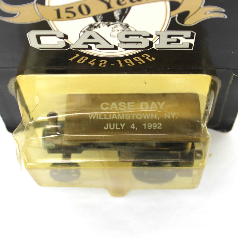 (B&D) 1/64 Brass JI Case Steam Engine w/ Canopy, 150 Years - Damaged Item, Damaged Pack