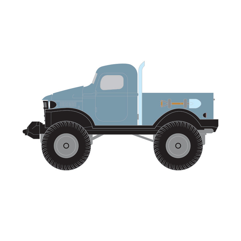 1/64 1941 Military Half Ton 4x4, Slate Blue, All-Terrain Series 17