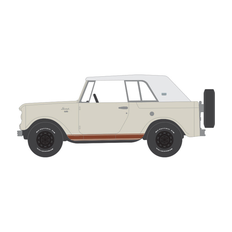 1/64 1967 International Scout 800 Sportop, Cream & Brown, All-Terrain Series 17