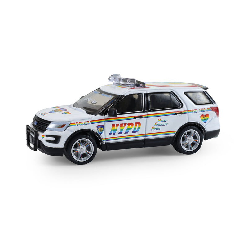 1/64 2016 Ford Explorer, NYPD Pride Livery, Hot Pursuit Series 47