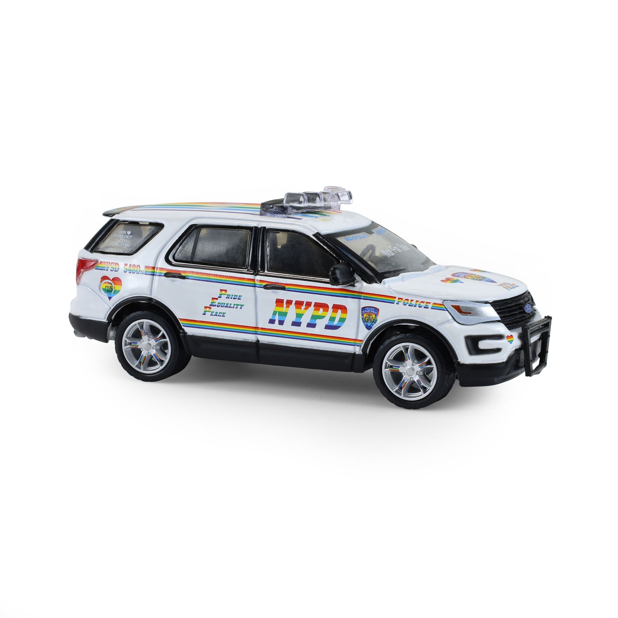 1/64 2016 Ford Explorer, NYPD Pride Livery, Hot Pursuit Series 47