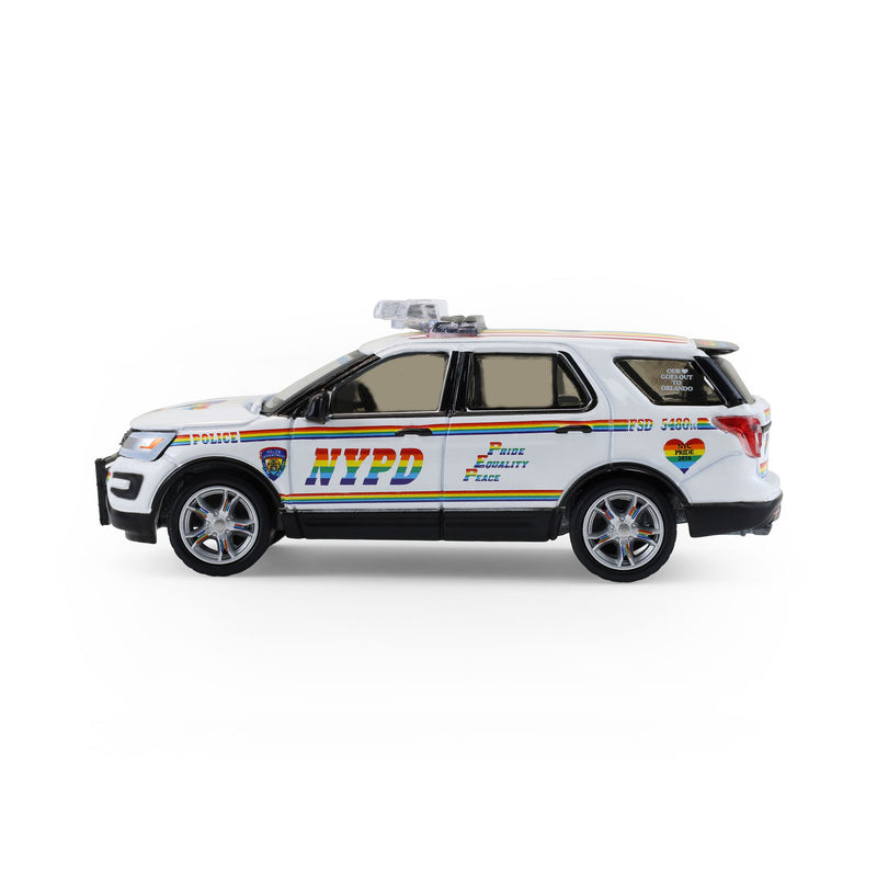 1/64 2016 Ford Explorer, NYPD Pride Livery, Hot Pursuit Series 47