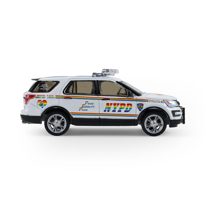 1/64 2016 Ford Explorer, NYPD Pride Livery, Hot Pursuit Series 47