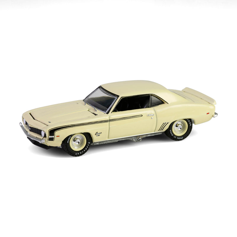 1/64 1969 Chevrolet Camaro SS 396, Scottsdale 2024, Butternut Yellow, Barrett-Jackson Series 15