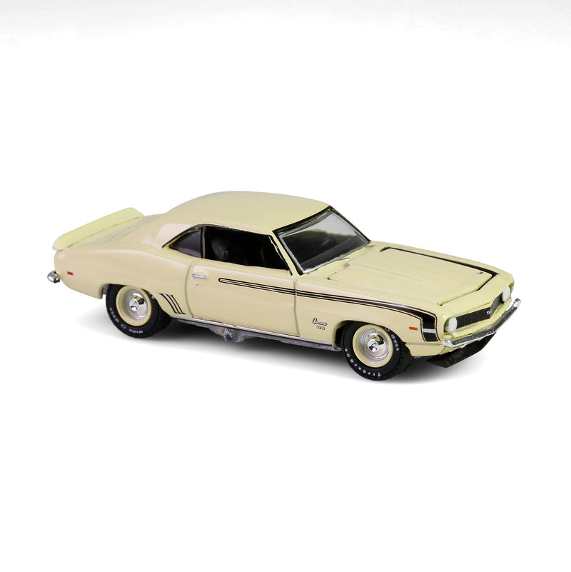 1/64 1969 Chevrolet Camaro SS 396, Scottsdale 2024, Butternut Yellow, Barrett-Jackson Series 15