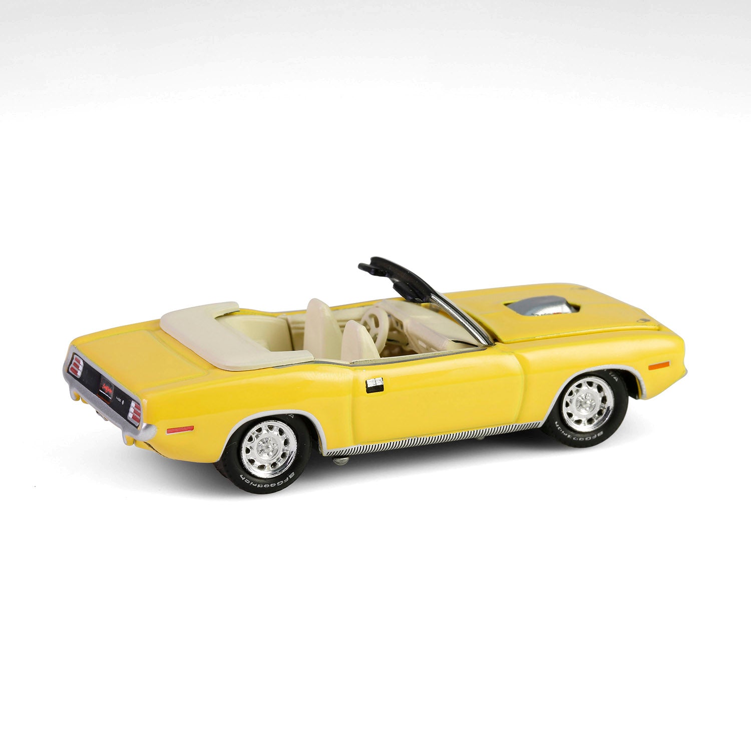 1/64 1970 Plymouth 'Cuda Convertible, Scottsdale 2024, Yellow