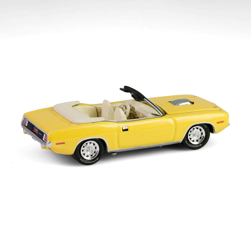 1/64 1970 Plymouth 'Cuda Convertible, Scottsdale 2024, Yellow, Barrett-Jackson Series 15