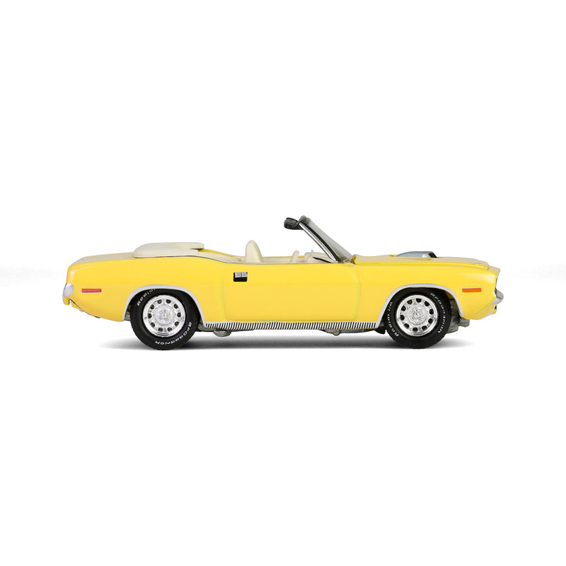 1/64 1970 Plymouth 'Cuda Convertible, Scottsdale 2024, Yellow, Barrett-Jackson Series 15