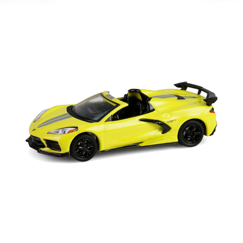 1/64 2022 Chevrolet Corvette C8.R Championship Edition Convertible, Scottsdale 2024, Yellow, Barrett-Jackson Series 15