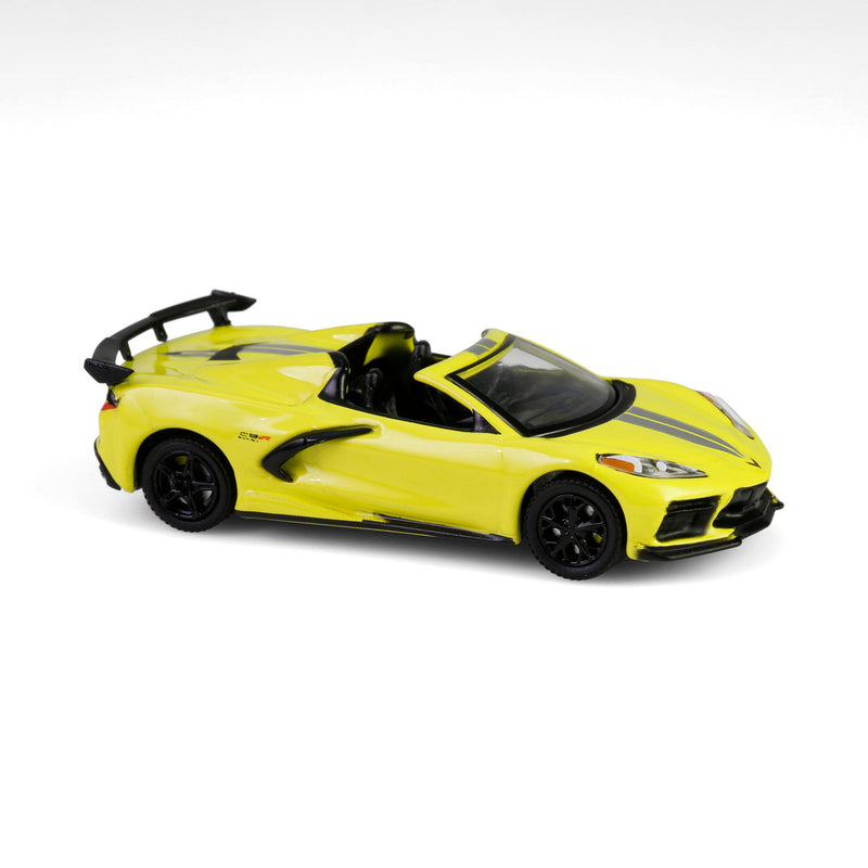 1/64 2022 Chevrolet Corvette C8.R Championship Edition Convertible, Scottsdale 2024, Yellow, Barrett-Jackson Series 15