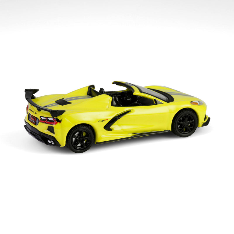 1/64 2022 Chevrolet Corvette C8.R Championship Edition Convertible, Scottsdale 2024, Yellow, Barrett-Jackson Series 15