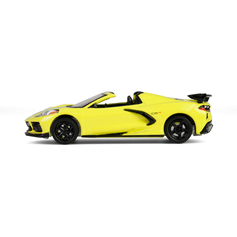1/64 2022 Chevrolet Corvette C8.R Championship Edition Convertible, Scottsdale 2024, Yellow, Barrett-Jackson Series 15