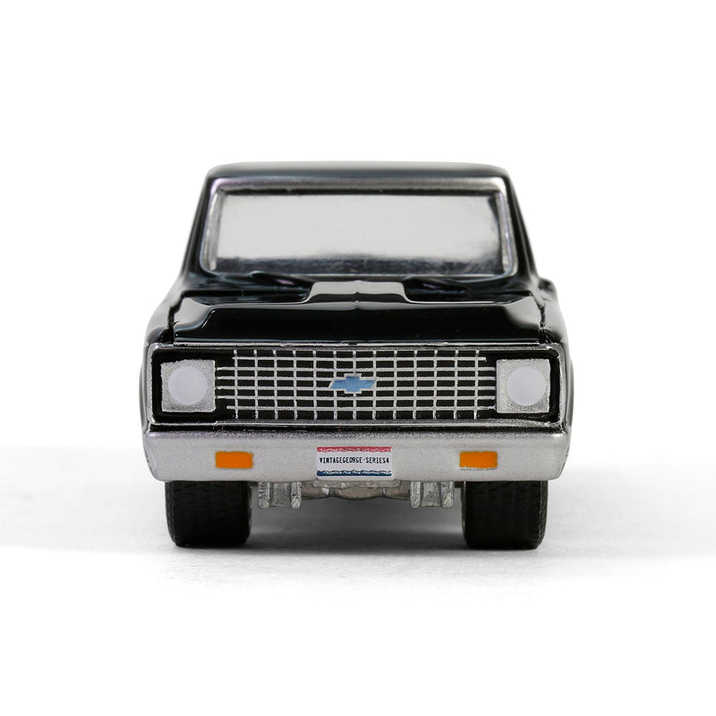 1/64 1972 Chevy Cheyenne C10 Short Bed, Black, Hobby Exclusive